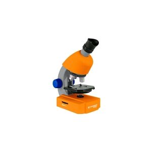 Bresser Optik Mikroskop Junior 40x-640x orange Børne-mikroskop Monokular 640 x Gennemlysning