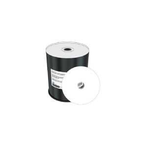 MediaRange - CD-R (80 min) - hvid - printbar overflade for ink jet, inderste kerne printbar - spindle