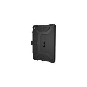 Urban Armor Gear UAG Case for iPad 10.2-in (9/8/7 Gen, 2021/2020/2019) - Metropolis Black - Bagsidecover til tablet - polyurethan, termoplastisk polyuretan (TPU) - sort - 10.2 - for Apple 10.2-inch iPad (7. generation, 8. generation)