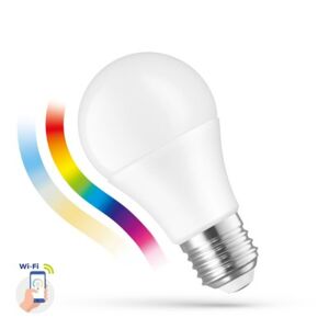 Spectrum 9W Smart Home LED pære - Tuya/Smart Life, virker med Google Home, Alexa og smartphones, A60, E27 - Dæmpbar : Via Smart Home, Kulør : RGB + CCT (Varm til Kold Hvid)
