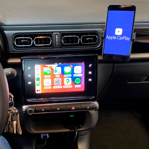 Trådløs Apple CarPlay adapter til USB-A + MagicGRIP Dash trådløs oplader