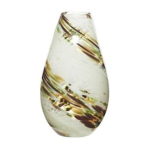 Hübsch Grove Vase 19x33 cm Brun/Hvid/Mønster