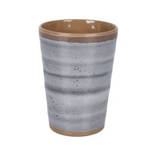 Bo-Camp melamin kop med keramiklook, grå