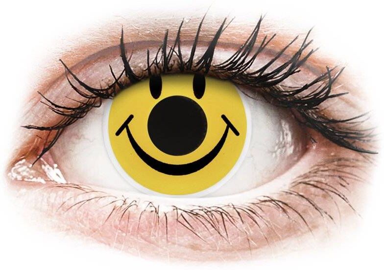 ColourVUE Crazy Lens - Smiley - uden styrke (2 linser) ColourVUE Crazy Lens - Smiley - uden styrke (2 linser)