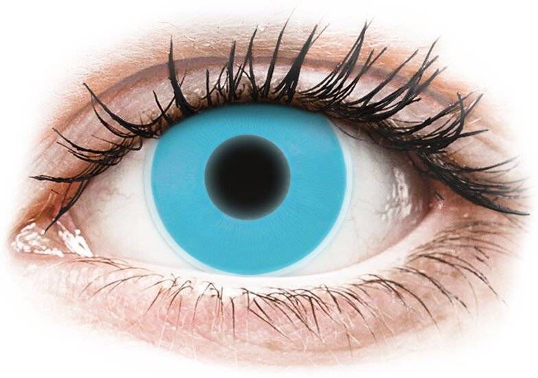 ColourVUE Crazy Glow Blue - uden styrke (2 linser) ColourVUE Crazy Glow Blue - uden styrke (2 linser)