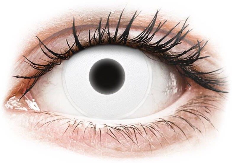 ColourVUE Crazy Glow White - uden styrke (2 linser) ColourVUE Crazy Glow White - uden styrke (2 linser)