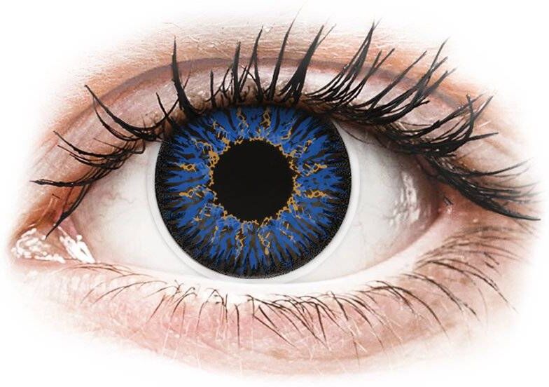ColourVUE Glamour Blue - med styrke (2 linser) ColourVUE Glamour Blue - med styrke (2 linser)