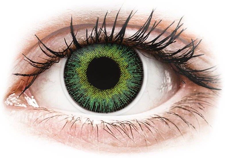 Fusion ColourVUE Fusion Green Yellow - med styrke (2 linser) Fusion ColourVUE Fusion Green Yellow - med styrke (2 linser)