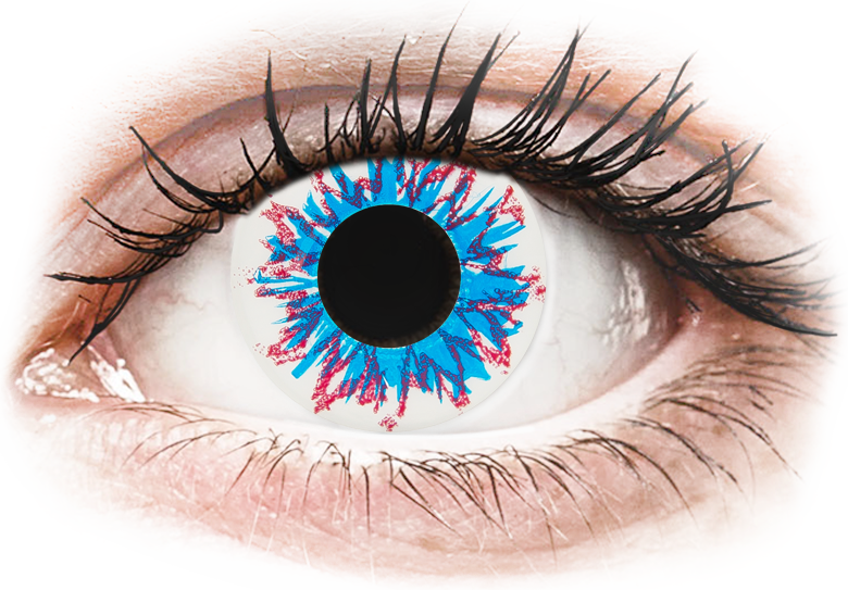 CRAZY LENS - Harlequin - endagslinser uden styrke (2 linser) CRAZY LENS - Harlequin - endagslinser uden styrke (2 linser)