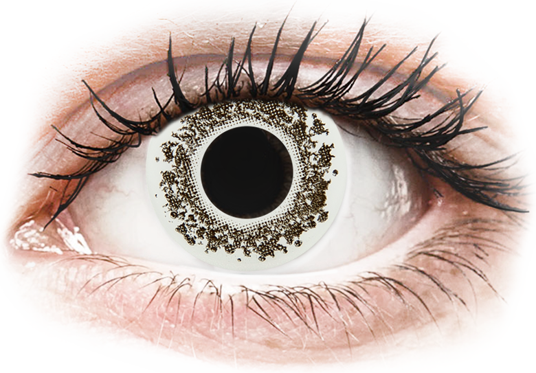 CRAZY LENS - Lord Snow - endagslinser uden styrke (2 linser) CRAZY LENS - Lord Snow - endagslinser uden styrke (2 linser)