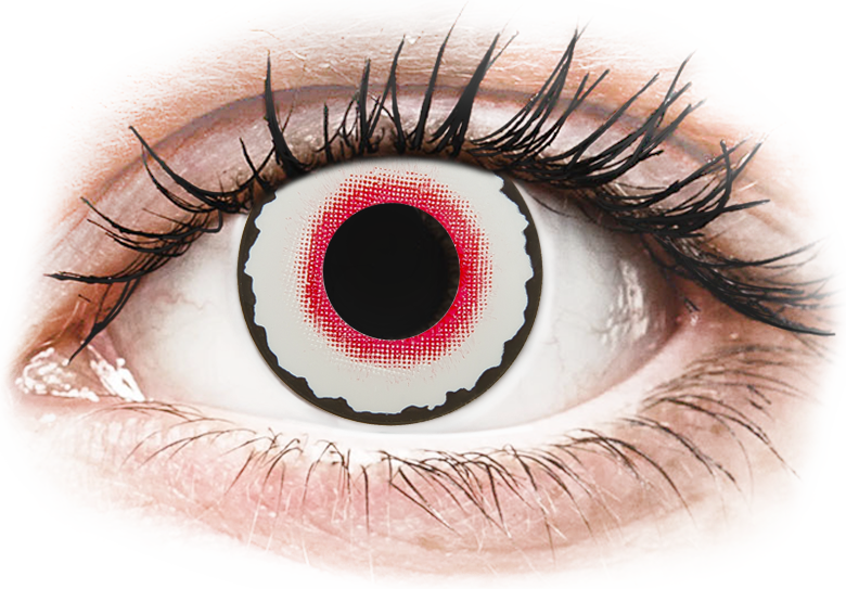 CRAZY LENS - Mad Clown - endagslinser uden styrke (2 linser) CRAZY LENS - Mad Clown - endagslinser uden styrke (2 linser)