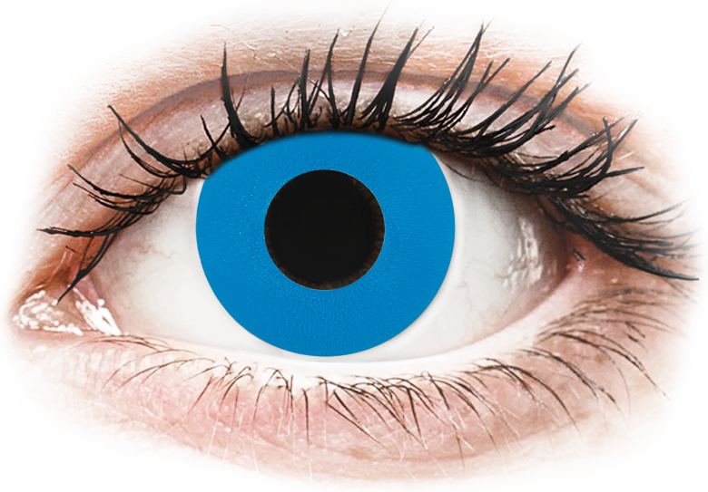 CRAZY LENS - Sky Blue - endagslinser med styrke (2 linser) CRAZY LENS - Sky Blue - endagslinser med styrke (2 linser)
