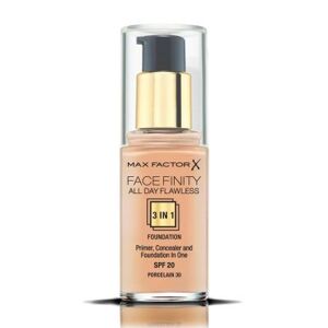 Max Factor Facefinity All Day Flawless 3 In 1 Foundation 30 Porcelain 30ml