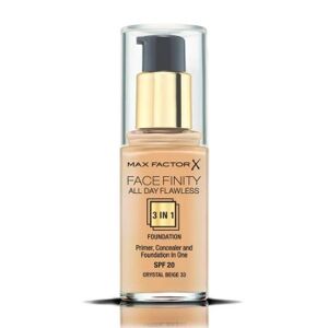 Max Factor Facefinity All Day Flawless 3 In 1 Foundation 33 Crystal Beige 30ml
