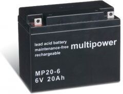 Multipower Powery Blybatteri (multipower) MP20-6 Multipower Powery Blybatteri (multipower) MP20-6