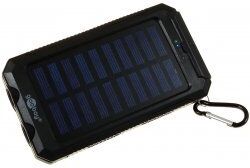 goobay Outdoor Powerbank Solar Lader inkl. Lommelygtefunktion 8000mAh goobay Outdoor Powerbank Solar Lader inkl. Lommelygtefunktion 8000mAh
