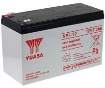 YUASA Standard-Typ YUASA Batteri til Solsystemer, elevatorer, nødbelysning, alarmsystemer 12V 7Ah YUASA Standard-Typ YUASA Batteri til Solsystemer, elevatorer, nødbelysning, alarmsystemer 12V 7Ah