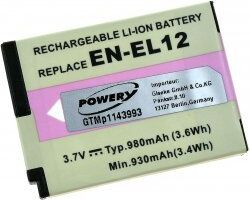 Nikon Batteri til Nikon Coolpix S6100 Nikon Batteri til Nikon Coolpix S6100