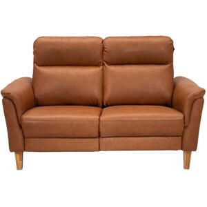 Sæby 2 pers sofa Cognac Lædersofa