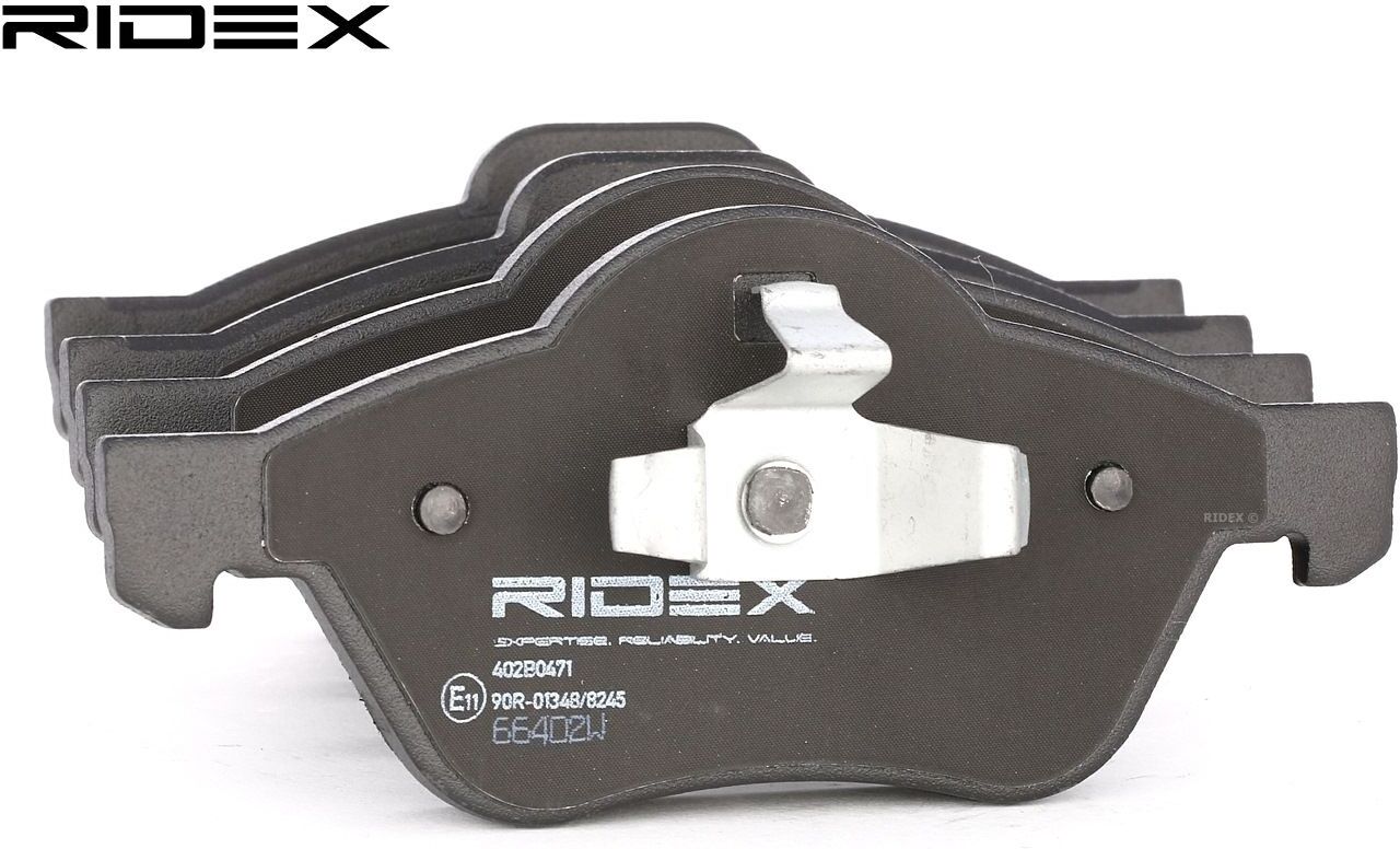 RIDEX Bremseklodser 402B0471  RENAULT,CLIO III BR0/1, CR0/1,SCÉNIC II JM0/1_,TWINGO II CN0_,LAGUNA II Grandtour KG0/1_,MEGANE II Kombi KM0/1_ RIDEX Bremseklodser 402B0471  RENAULT,CLIO III BR0/1, CR0/1,SCÉNIC II JM0/1_,TWINGO II CN0_,LAGUNA II Grandtour KG0/1_,MEGANE II Kombi KM0/1_
