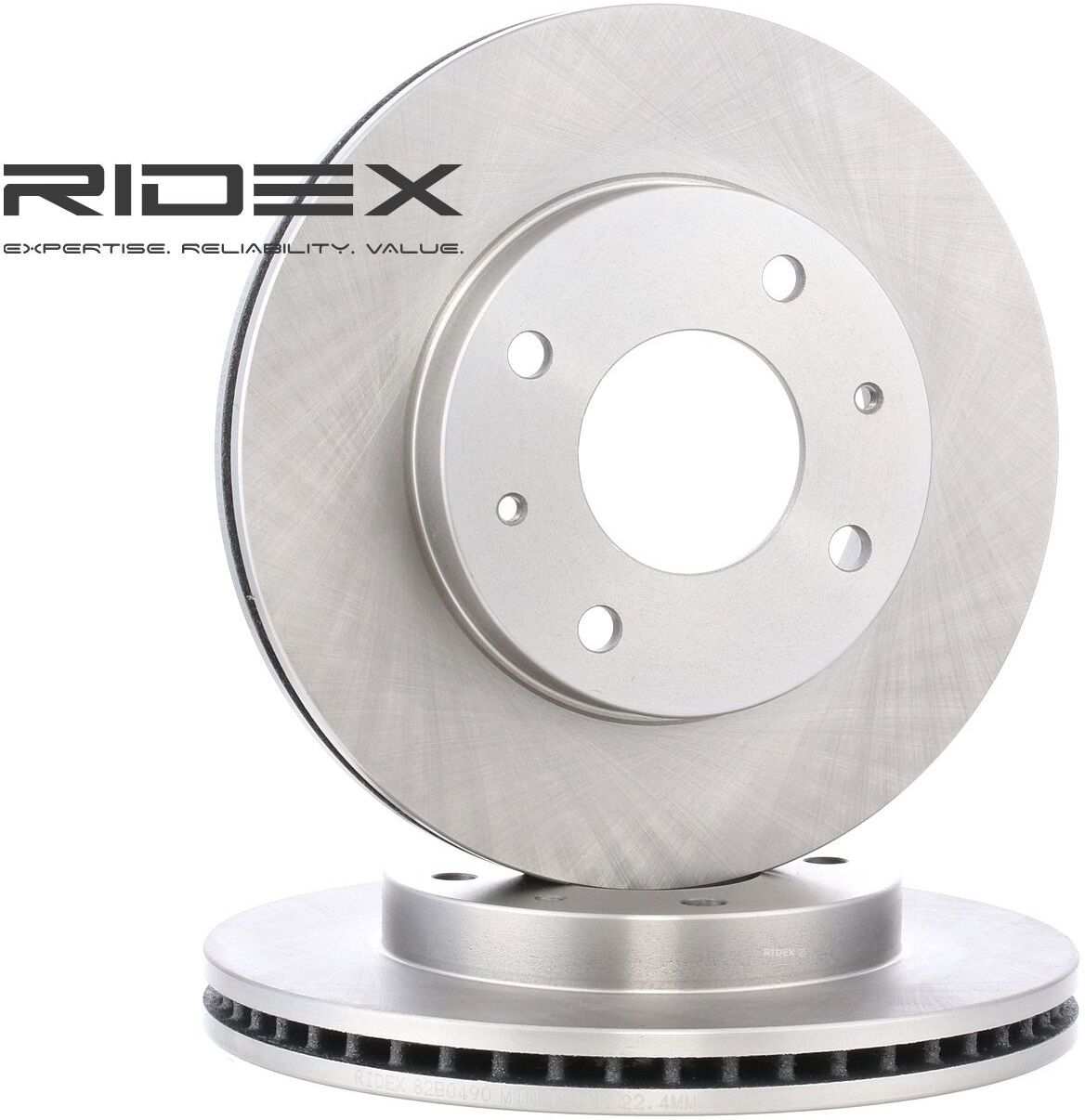 RIDEX Bremseskiver 82B0490 Skivebremser,Bremseskive HYUNDAI,MATRIX FC,SONATA IV EF,COUPE RD,ELANTRA XD,ELANTRA Stufenheck XD,LANTRA II Wagon J-2 RIDEX Bremseskiver 82B0490 Skivebremser,Bremseskive HYUNDAI,MATRIX FC,SONATA IV EF,COUPE RD,ELANTRA XD,ELANTRA Stufenheck XD,LANTRA II Wagon J-2