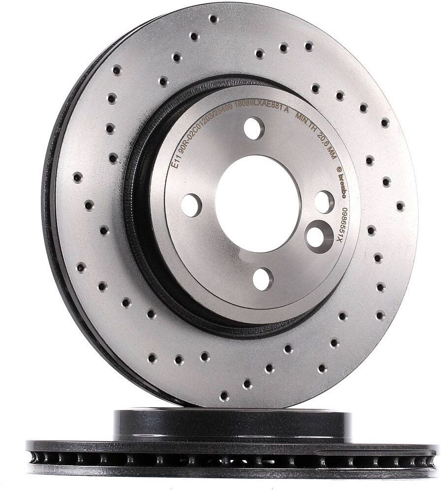 BREMBO Bremseskiver 09.8655.1X Skivebremser,Bremseskive MINI,MINI R50, R53,MINI Cabriolet R52 BREMBO Bremseskiver 09.8655.1X Skivebremser,Bremseskive MINI,MINI R50, R53,MINI Cabriolet R52