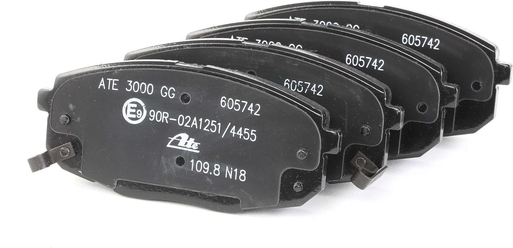 ATE Bremseklodser 13.0460-5742.2  KIA,HYUNDAI,CEE\'D SW ED,CEE\'D Schrägheck ED,CARENS II FJ,PRO CEE\'D ED,CERATO II Stufenheck TD ATE Bremseklodser 13.0460-5742.2  KIA,HYUNDAI,CEE\'D SW ED,CEE\'D Schrägheck ED,CARENS II FJ,PRO CEE\'D ED,CERATO II Stufenheck TD