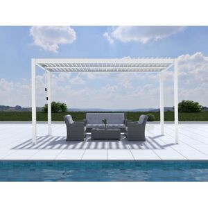 Dancover Bioklimatisk Pergola Pavillon /havepavillon San Pablo, 3x4m, Hvid