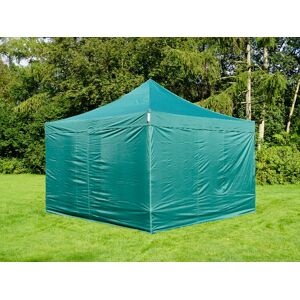 Dancover Foldetelt Flextents Easy Up Pavillon Pro Steel 4x4m Grøn, Inkl. 4 Sider