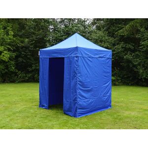 Dancover Foldetelt Flextents Easy Up Pavillon Pro 2x2m Blå, Inkl. 4 Sider