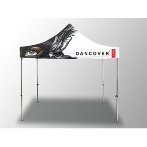 Dancover Foldetelt Flextents Easy Up Pavillon Pro Med Fuldt Digitalt Print, 2x2m