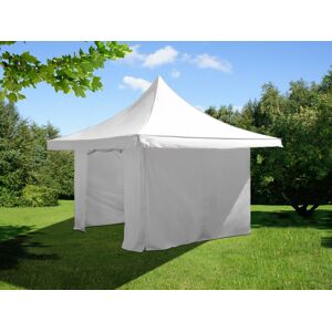 Dancover Foldetelt Flextents Easy Up Pavillon Pagoda Xtreme 50 4x4m / (5x5m) Hvid, Inkl. 4 Sider