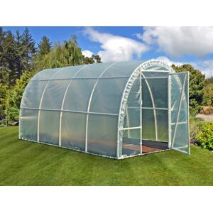 Dancover Polytunnel Drivhus 130, 2,2x4x1,9m, 8,8m², Transparent