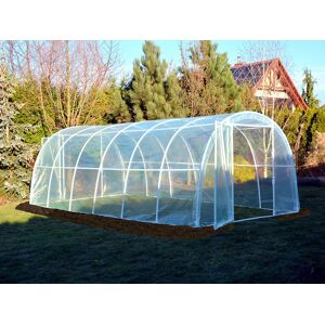 Dancover Polytunnel Drivhus 130, 3x6x2,1m, 18m², Transparent