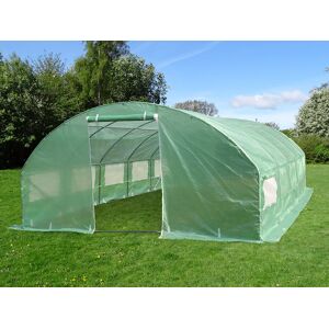 Dancover Polytunnel Drivhus 4x6,6x2m, 26,4m², Grøn