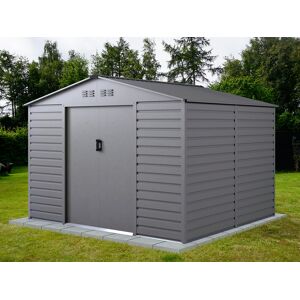 Dancover Redskabsskur Redskabsrum Haveskur 2,77x2,55x1,98m Proshed®, Aluminium Grå