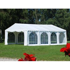 Dancover Partytelt Festtelt Semi Pro Plus 6x8m Pvc, Hvid