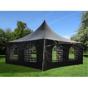 Dancover Pagodetelt Partyzone 5x5m, Pvc, Sort