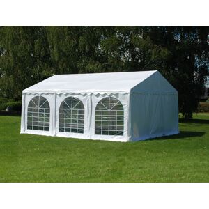 Dancover Partytelt Festtelt Semi Pro Plus 4x6m Pvc, Hvid