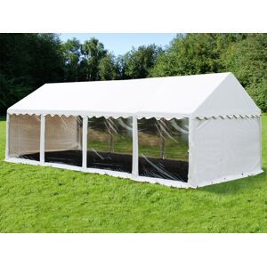 Dancover Partytelt Festtelt Original 4x8m Pvc, Panorama, Hvid