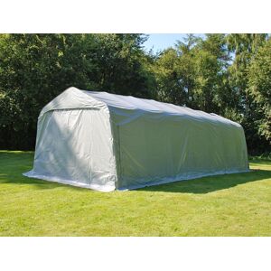 Dancover Garagetelt Opbevaringstelt Pro 3,6x7,2x2,68m Pvc, Grå