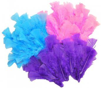 Playbox Påskefjer, 3 farver x 48 stk Playbox Påskefjer, 3 farver x 48 stk