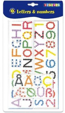 Playbox Pärlplattor bogstaver og tal Playbox Pärlplattor bogstaver og tal