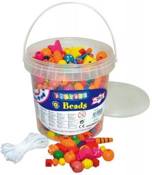 Playbox Perler i spand, incl. 5m elastik Playbox Perler i spand, incl. 5m elastik