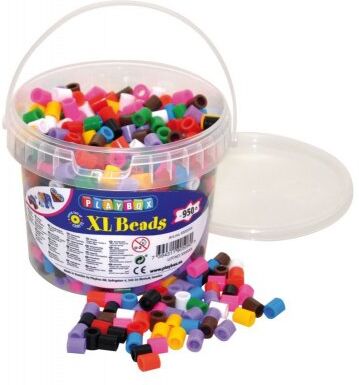 Playbox XL Pärlhink, ca. 950 pcs, 10 farver Playbox XL Pärlhink, ca. 950 pcs, 10 farver