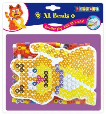 Playbox Perler og pärlplatta, DIY XL pärlset kat Playbox Perler og pärlplatta, DIY XL pärlset kat