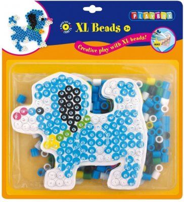 Playbox Perler og pärlplatta, XL pärlset hund Playbox Perler og pärlplatta, XL pärlset hund