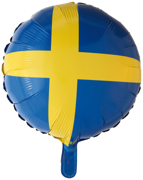 Hisab joker Folie Ballon, svensk flag! (46 cm) Hisab joker Folie Ballon, svensk flag! (46 cm)