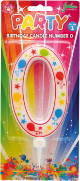 Hisab joker Stor Siffer Lys, 17cm Hisab joker Stor Siffer Lys, 17cm