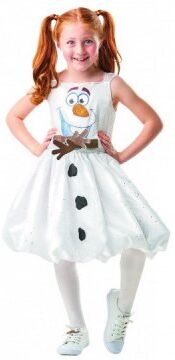 Disney Frost Olof Dress maskerade kostume kjole (7/8Y 122-128 CM) Disney Frost Olof Dress maskerade kostume kjole (7/8Y 122-128 CM)